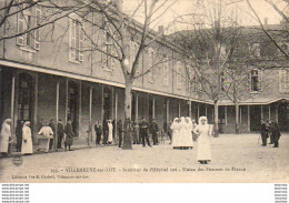 D47  VILLENEUVE SUR LOT   Intérieur De L'Hôpital 106 Union Des Femmes De France - Guerre 1914-18