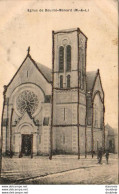 D49   Église De BOUILLÉ MÉNARD ( Contours Surlignés Par Des Paillettes  ....... Carte Peu Courante - Autres & Non Classés