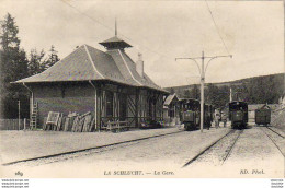 D88  LA SCHLUCHT  La Gare  ........ Avec Deux Trains - Gerardmer