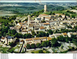 D46  MONTCUQ  Ancienne Ville Fortifiée- Vue Aérienne- Le Bourg Et La Tour Du XII? Siècle  ..... - Montcuq