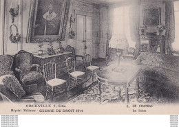 D27  ORGEVILLE  Hôpital Militaire  Le Château Le Salon - Pacy-sur-Eure