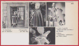 Photographie. Photographies D'artistes. "La Concierge" Par Doisneau, "Rayographie" Par Man Ray ... Larousse 1960. - Documents Historiques