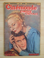 Cinémonde N°760 Du 28 Février 1949 Michèle Morgan Et Henri Vidal-HG Clousot:Manon-Michèle Morgan-Tarzan-Luis Mariano - Cinéma/Télévision