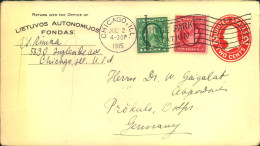 1915, Letter From CHICAGO  From "LIETUVAOS AUTONOMIJOS" - Litauen