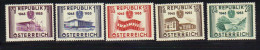 Österreich, 1955, Satz "10 Jahre Wiederherst.d.Unabhängigkeit" Kompl. Postfrisch, MiNr.1012-1016 (13222E) - Nuevos