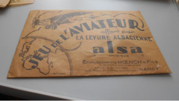 ALSA  JEU DE L AVIATEUR OFFERT PAR LA LEVURE ALSACIENNE - Other & Unclassified