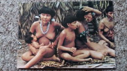 CPM INDIOS DO BRASIL TRIBO IANOMANI RORAIMA IANOMANI INDIANS FEMMES INDIENNES SEINS NUS  ED PARANA CART - America