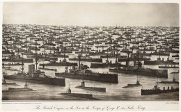 The British Empire Ship Harbour King George V Sailor King RPC WW1 Postcard - Krieg