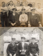 WW1 Military War Ship Sports Team Trophies 2x Postcard S - Warships