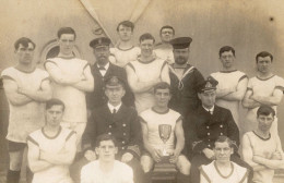 HMS Achilles Crew Sports Trophy Team WW1 Military Ship Old Postcard - Guerre
