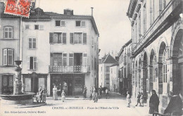 [88] Vosges > CHATEL Sur MOSELLE Place De L'Hôtel De Ville  (animation) - Editions : Didier Lalloué*PRIX FIXE - Chatel Sur Moselle