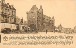 Postcard Belgium Gand Statue L. Bauwens P. Devigne Quyo - Sonstige & Ohne Zuordnung