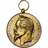 France, Médaille, Napoléon III, Tir De Genlis, 1867, Argent, Oudiné, SUP+ - Autres & Non Classés