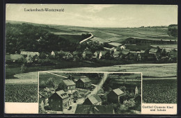 AK Luckenbach /Westerwald, Gasthof Clemens Kind Und Schule, Panorama  - Other & Unclassified