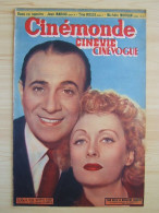 Cinémonde N°762 Du 14 Mars 1949 Tino Rossi Et Micheline Francey-Jean Marais-Michèle Morgan-Héléna Bossis - Cinema/Televisione