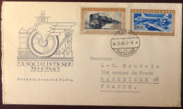 Tchécoslovaquie, Divers Sur Enveloppe De Prague 29.12.1953 - (B2793) - Cartas & Documentos