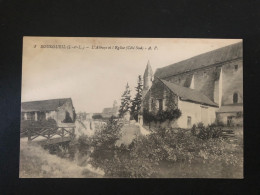 Bourgueil - L'Abbaye Et L'église - 37 - Autres & Non Classés