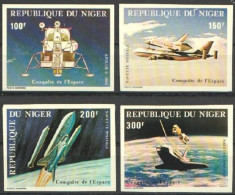 Niger 1981, Space Shuttle, 4val IMPERFORATED - Niger (1960-...)