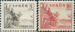 732239 HINGED ESPAÑA 1937 CIFRAS, CID E ISABEL II - ...-1850 Prephilately