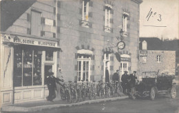 22-JUGON-LES-LACS- CARTE-PHOTO- HORLOGERIE BIJOUTERIE FRANCIS LOMINE - Jugon-les-Lacs