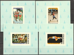 Niger 1980, Olympic Games In Moscow, 4 Proofs - Athletics