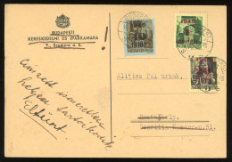 HUNGARY 1945. INFLATION  Interesting Local Postcard - Lettres & Documents