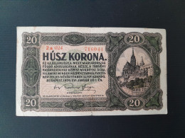 HONGRIE 20 KORONA 1920 - Hongrie