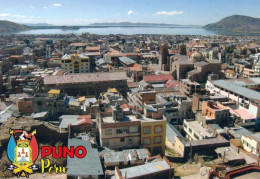 1 AK Peru * Blick Auf Die Stadt Puno – Im Hintergrund Der Titicaca Lake * - Peru