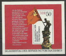 Germany, Democratic Republic (DDR) 1975 Mi Block 42 MNH  (ZE5 DDRbl42) - Denkmäler