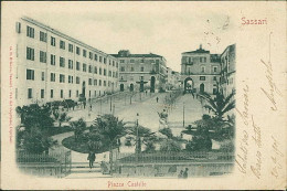 SASSARI - PIAZZA CASTELLO - EDIZIONE BRISCO - SPEDITA 1901 (20938) - Sassari