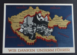 1939 Wir Danken Unserm Führer Dresden Breslau Regensburg  #AK6404 - Postcards
