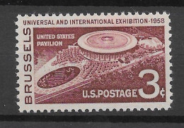 USA 1958.  Brussels Sc 1104  (**) - Unused Stamps