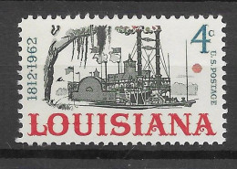 USA 1962.  Luoisiana Sc 1197  (**) - Unused Stamps