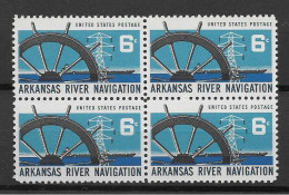 USA 1968.  Arkansas Sc 1358  (**) - 20 F 1905-1913 ''Bleu''