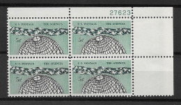 USA 1963.  Sciences Sc 1237  (**) - 20 F 1905-1913 ''Bleu''