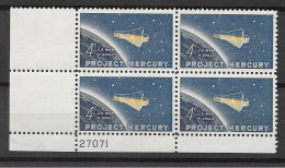 USA 1962.  Mercury Sc 1193  (**) - Neufs