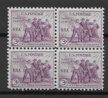 USA 1933.  NRA Sc 732  (**) - Unused Stamps