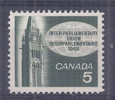 Canada 1965. Con. Interparlamentaria . Sc=441 (**) - Unused Stamps
