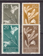 Sahara 1956 - Pro Infancia, Flora Ed 126-29 - Sonstige & Ohne Zuordnung