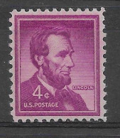 USA 1954.  Lincoln Sc 1036  (**) - Unused Stamps