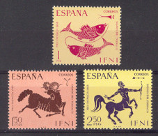 Ifni 1968 - Dia Del Sello - Zodiaco Ed 233-35 (**) - Ifni