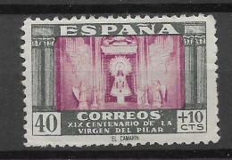 Spain 1946. Virgen Del Pilar 40 Cts Ed 998  (**) - Unused Stamps