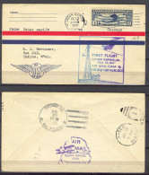 First Flight - 1928 Chicago S. Francisco C18 - Enveloppes évenementielles