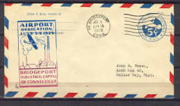 Jul 5, 1929 - Brigeport Conn  - Airport Dedication - Event Covers