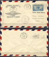 Mar 1, 1929 - First Fly Atlanta Miami - Enveloppes évenementielles