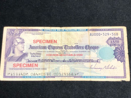 AUSTRALIAN-CHEQUES SPECIMEN(BANK NOTE COMPANY) YEAR 1975- /50 DOLLAR)1pcs Good Quality - Otros – América