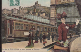 J' Arrive à Marseille Et Vous Envoie Le Bonjour - Station Area, Belle De Mai, Plombières