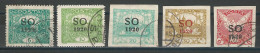 Tschechoslowakei Ostschlesien Mi 3, 5, 7, 11, 31 O - Used Stamps