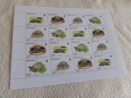 LA FEUILLE 1805/08 NSC ....WWF PROTECTION DES TORTUES (cote 29 Euros) - Unused Stamps
