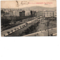 ESPAGNE BARCELONA  Plaza De Cataluna 1906 - Barcelona